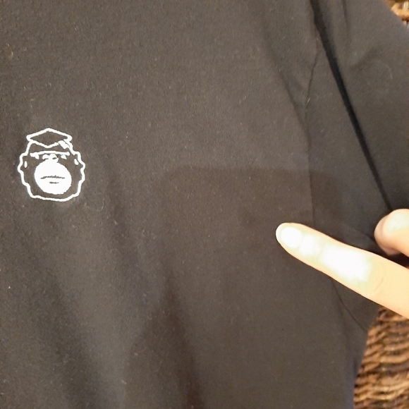 Degen Ape Academy Graphic Tee Shirt Size Large Black Blockchain - Picture 6 of 7